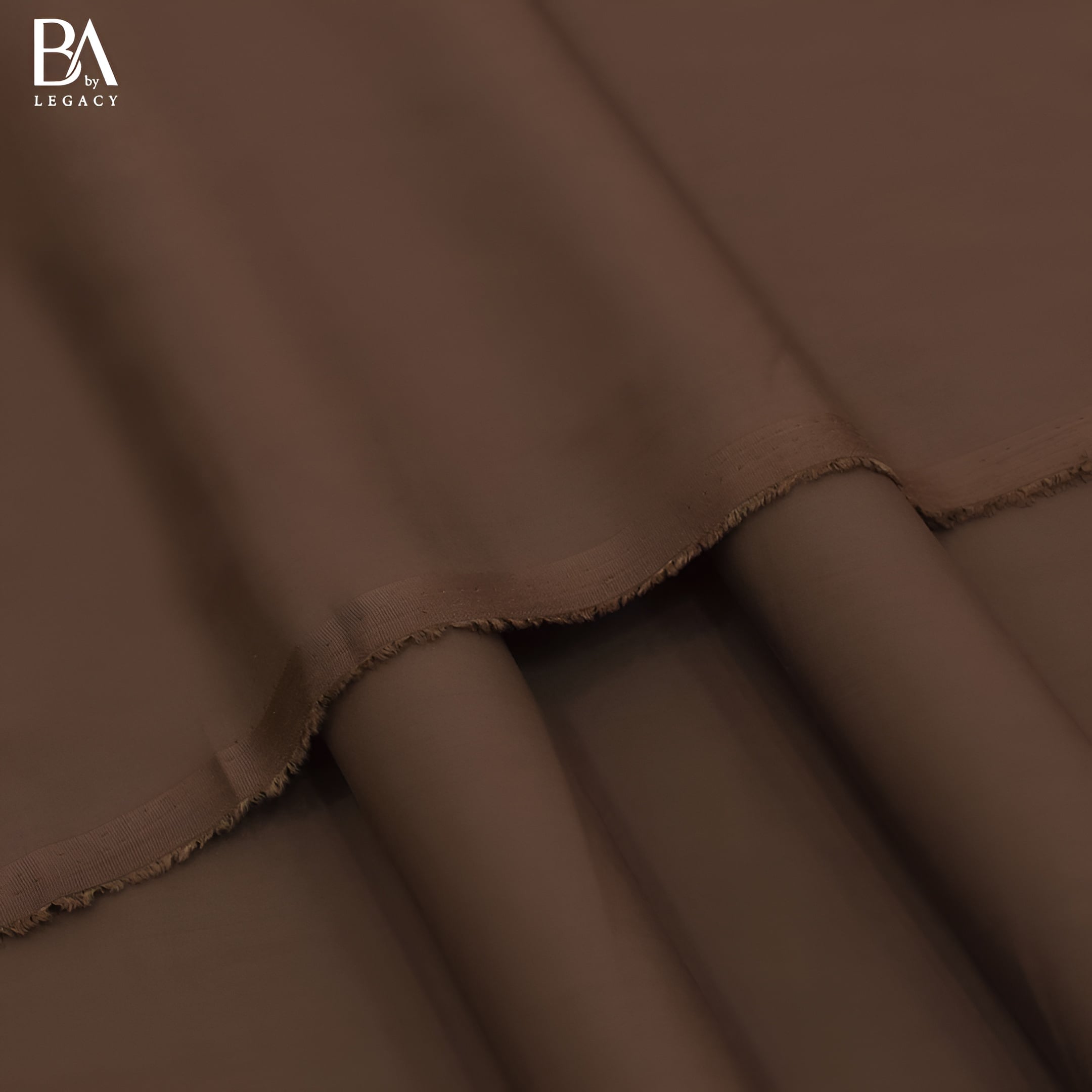 Zauq Fabric 05 unstitched fabric shown in soft folds.
